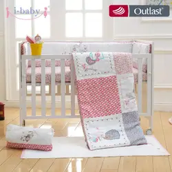 Я-детские для новорожденных 9 шт. кроватки Постельные принадлежности Набор Dream Land 100% хлопка Простыни duvet Подушки Детские бампер кроватка
