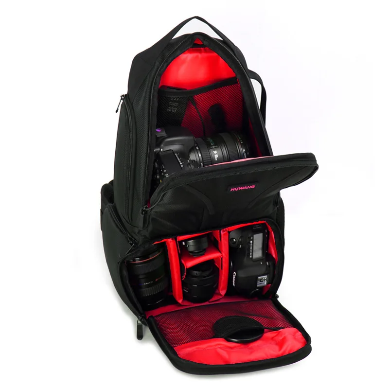 

DSLR Backpack Camera Video Bag Shockproof Waterproof Nylon Photography Padded for Nikon Canon Sony DSLR Camera Lens Accessories