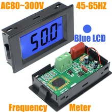 AC80-300V 10-199,9 Гц Синий ЖК-цифровой частотомер freq Панель метр+-10000627