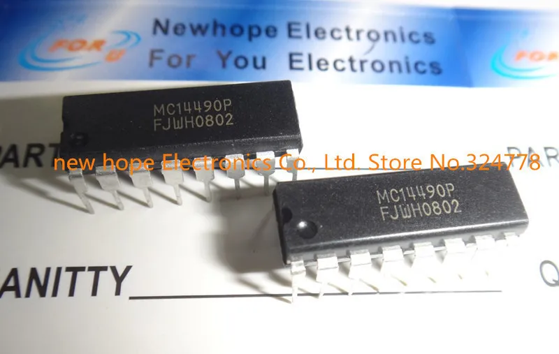 new hope MC14490P MC14490 DIP16-in Electronics Stocks from Electronic ...