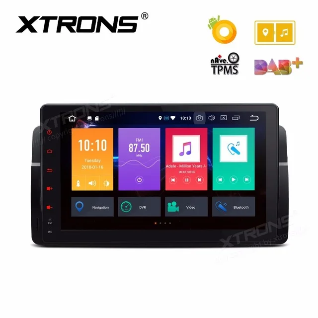 Flash Deal 9" Android 8.0 Oreo OS Car Multimedia Navigation GPS Radio for BMW E46 1998-2006 & BMW E46 M3 2000-2006 with 4GB RAM 32GB ROM 1