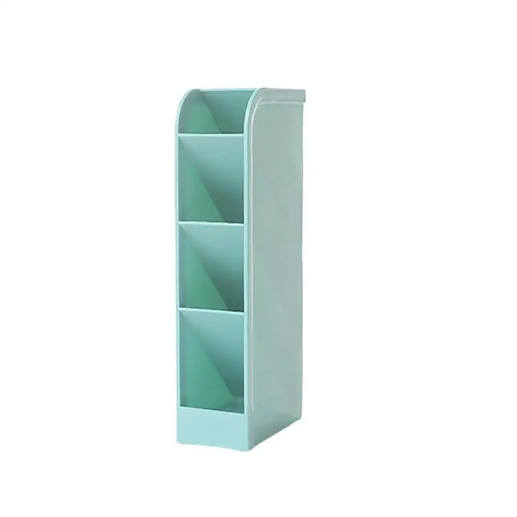 

Pen Storage Holder Office Desktop Organizer Pen, etc Storage Fashion Solid 4 Grids Box Home,