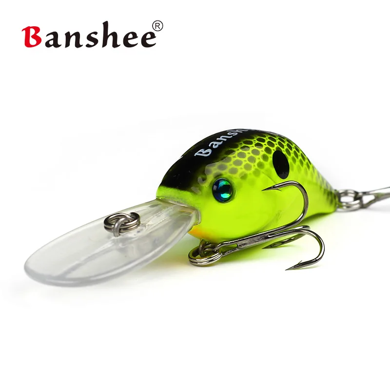 Banshee 53 мм 10g погремушка Жесткий приманки рыбалка искусственная приманка на щуку рыболовные приманки чудаки/Тонущий Воблер для троллинга