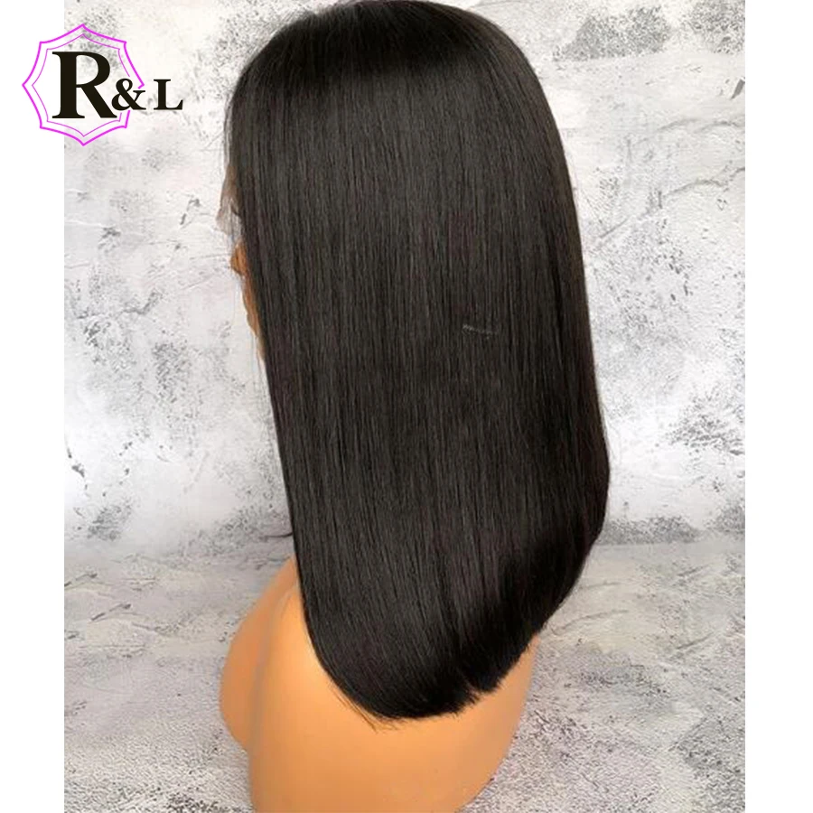 short bob lace front human hair wig4