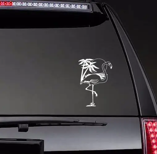 Flamingo Car Decal Bird Decal Vinyl Decal Bird Sticker Etsy