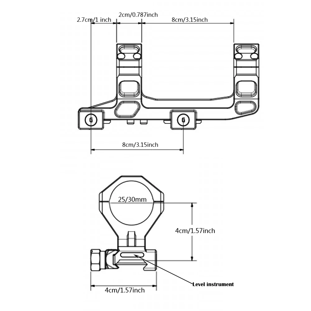 25-30mm-Universal-Optic-Scope-Mount-with-Level-Instrument-For-20mm-Picatinny-Rail2