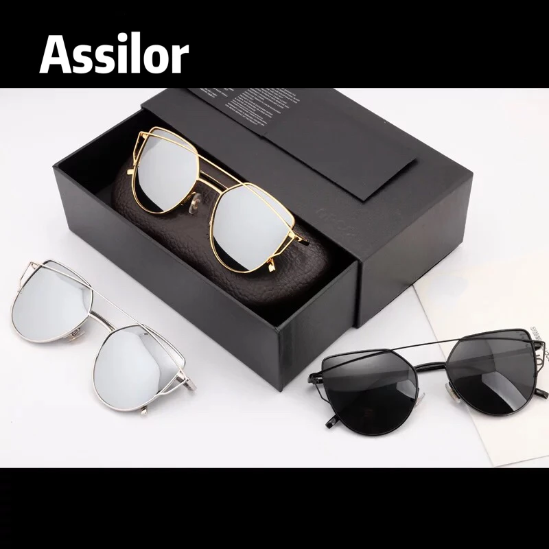 Assilor HD поляризованные нового дизайна с Лидер продаж кошка Стиль цветные линзы, UV400 ультрафиолетового модные женские туфли солнцезащитные очки для женщин