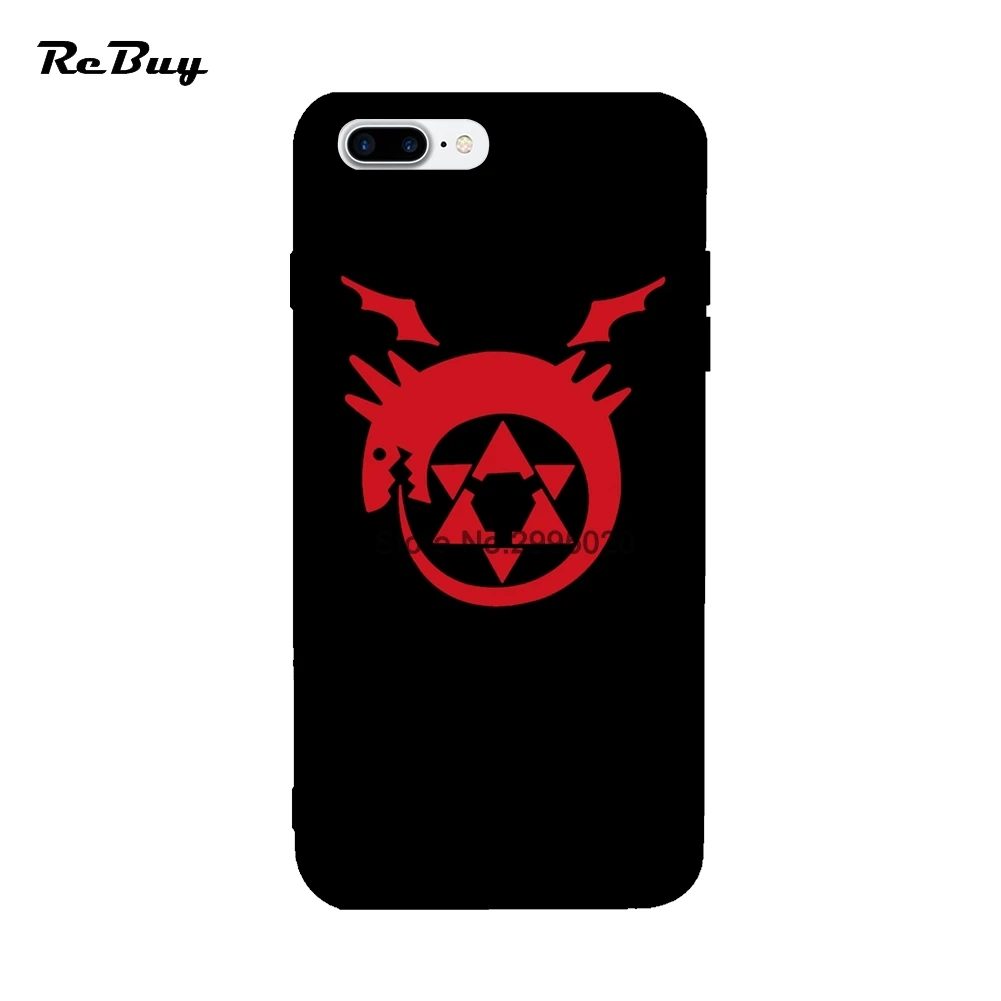 Стальной алхимик для iPhone 6 S 7 8 X плюс мягкая TPU Карамельный цвет крышка с веревкой