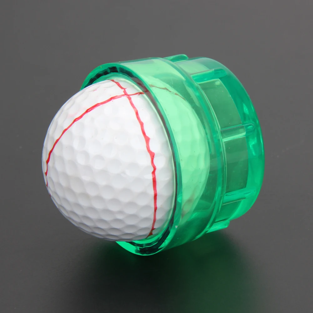 Гольф оборудования практические Гольф мяч линия маркера рисунок Шаблоны средство выравнивания Monogrammer Учебные средства для гольфа