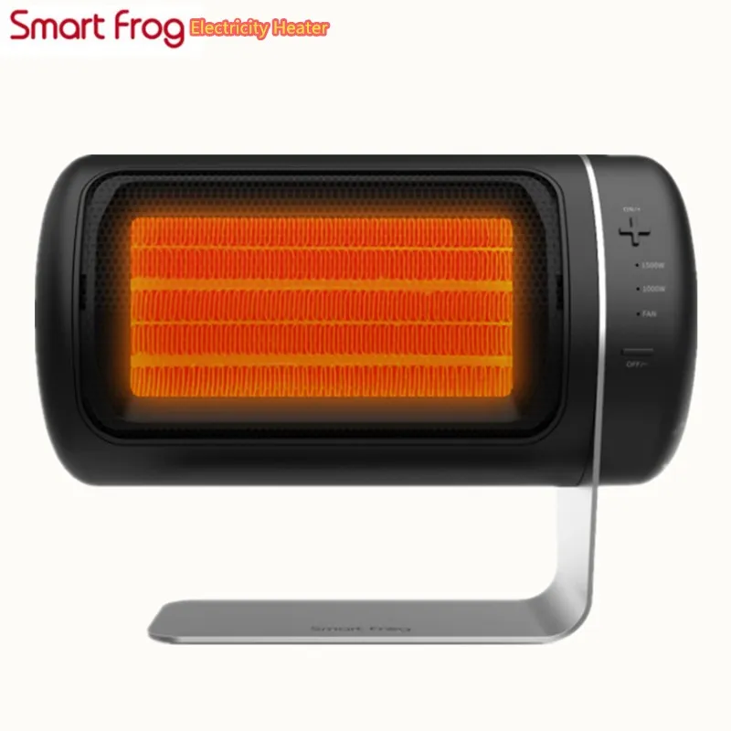 

Smart Frog Desktop Ceramic Electric Heater Cooler/Hot Fan Winds Office Home Dormitory Heater 3 Files Adjustable 220V 1500W Flame