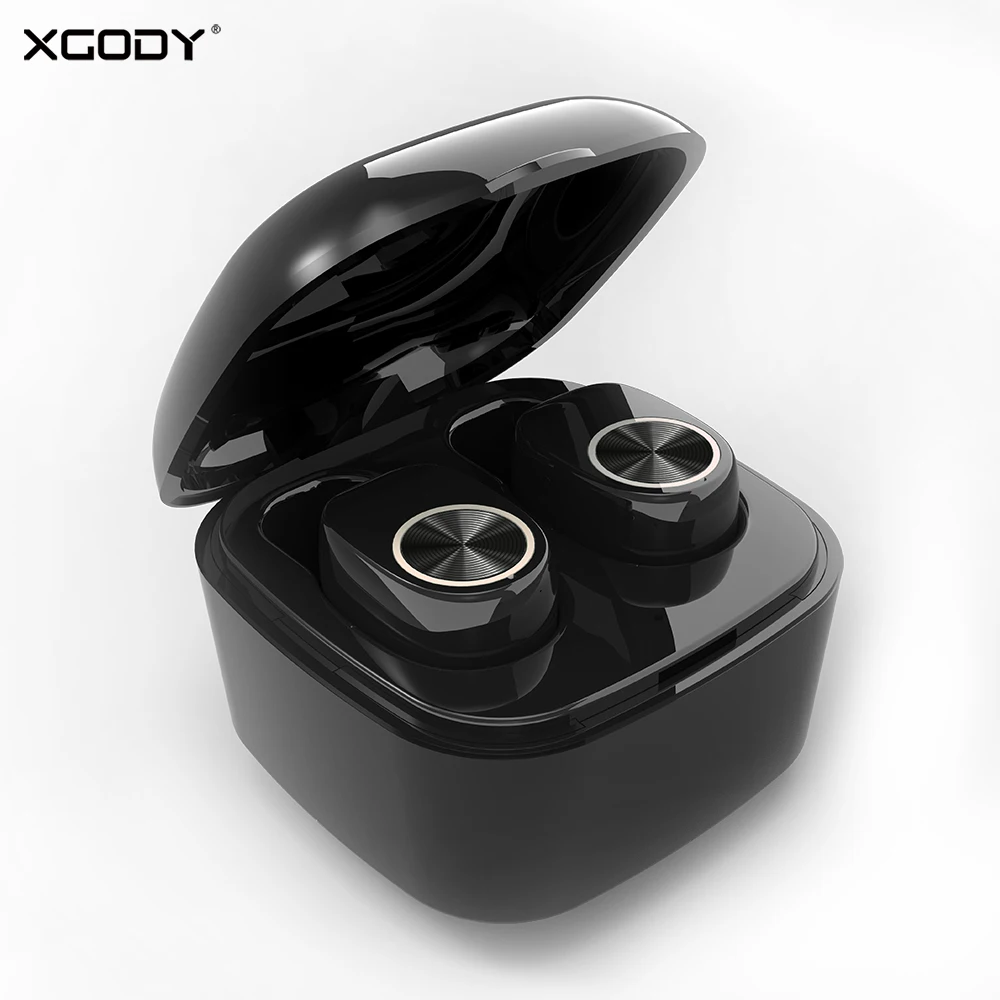 XGODY V7 TWS настоящая Беспроводная гарнитура стерео звук мини Bluetooth 4 2 наушники с