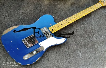 

Eagle. Butterfly, Electric Guitar Bass Customization Shop, Metal Blue Electric Guitar Tele Half Hollow Old Guitar in stock