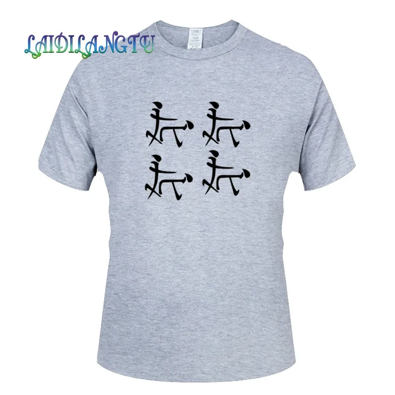 Мужская одежда 2019 летний топ 4x Kanji Doggy хип хоп Футболка Лот секс мужчины/Мальчики