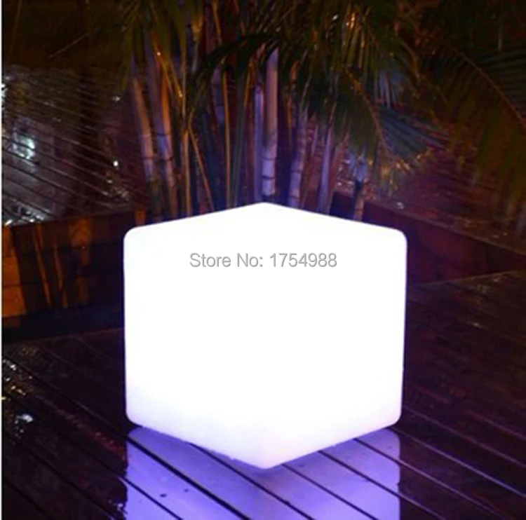 Перезаряжаемый Led куб/Led куб сиденье/Led светящийся Куб Табуреты светодиодный светящийся светильник, барный стул, цвет сменный