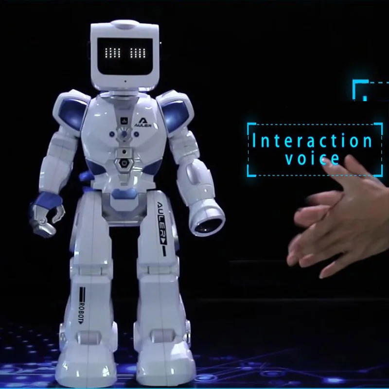 

Voice Control RC Robot With English Music Water Driving Dancing Intelligent Remote Control Action Figures Toys