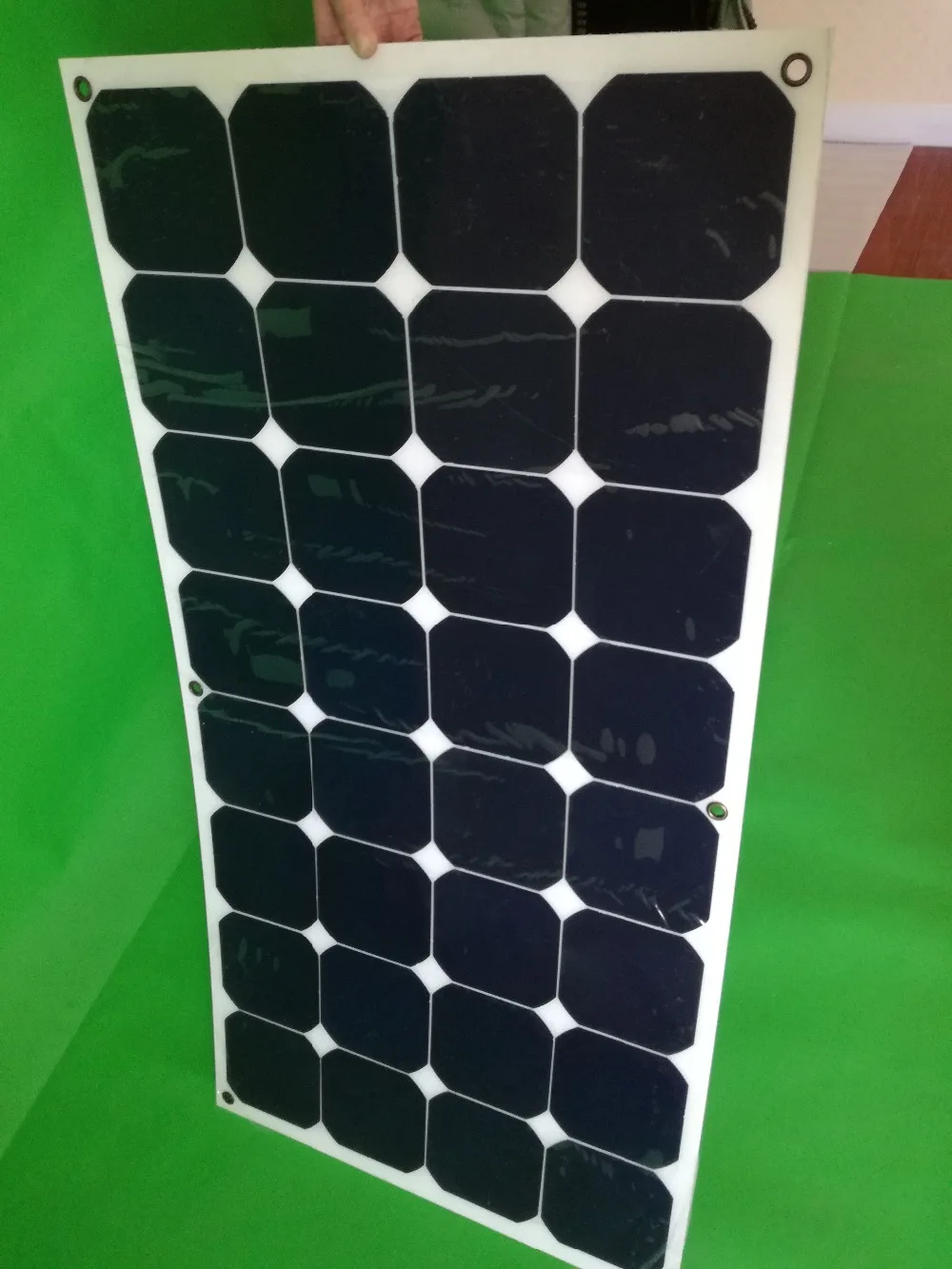 

1PCS flexible solar panel 12V 100w; monocrystalline semi flexible solar panel ; solar cell 22.2% charging efficiency