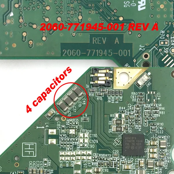 Белый Материнская плата для жесткого диска 2060-771945-001 REV A/P1 для ремонта жесткого диска WD 3,5 SATA восстановление данных - Цвет: Белый
