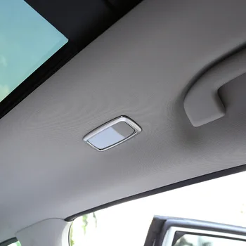 

stainless steel For Nissan Murano 2015 2016 2017 2018 car back rear tail read reading switch light lamp frame trim panel 2pcs