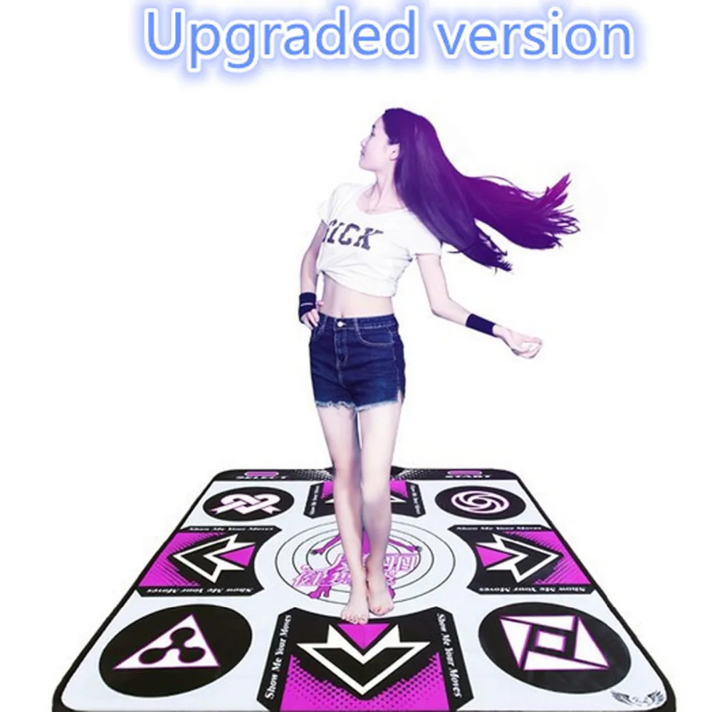 

JRGK Dancing Step Dancer Pad Blanket to PC with for PC&TV wireless Dance Mat USB C1 for TV and computer Dance MatEnglish menu