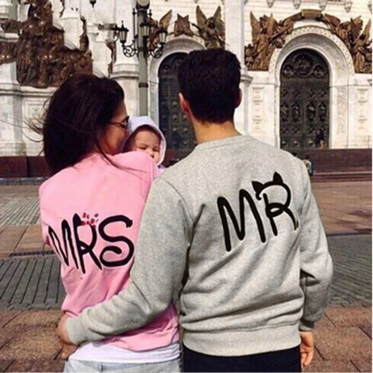 Amazon MR MRS Back Letter Printing font b Jacket b font Increase Down Lovers Men And