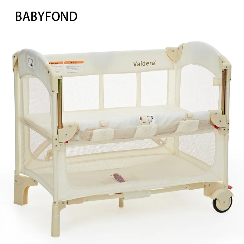 Valdera детская кровать может быть состыкован с москитной сеткой многофункционал портативная складная кровать