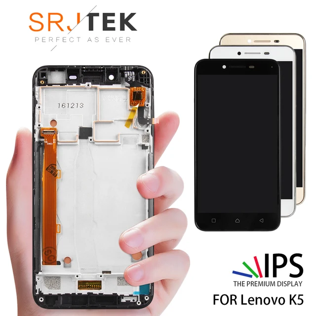 Оригинальный 5,0 "1280x720 ips для lenovo K5 ЖК-дисплей с сенсорным экраном дигитайзер с рамкой для lenovo Vibe K5 A6020A40 A6020 A40