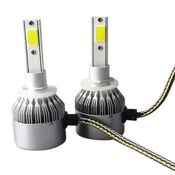 

1pairs Auto Car H8 H3 H11 H7 H4 H1 LED Headlights 6000K Cool white 72W 7600LM COB Bulbs Diodes Automobiles Parts Lamp