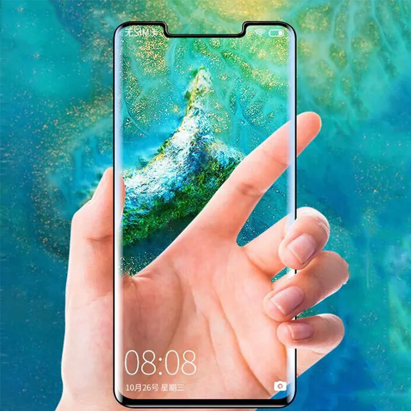 3D стекло для huawei P30 Pro mate 20 Pro mate RS анти-синее закаленное стекло для защиты экрана для OPPO Find X Xiaomi Mi Note 2