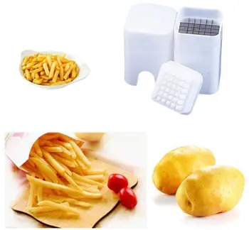 

1PC Perfect Fries Potato Chips Fry Cutter Vegetable French Fry Cutter Vegetable Fruit Cutter Slicer Tool Ovoshtezka OK 0305