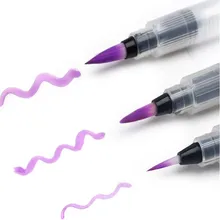 3 шт./лот воды Краски кистей для макияжа разных Краски ing цветные кисти для рисования