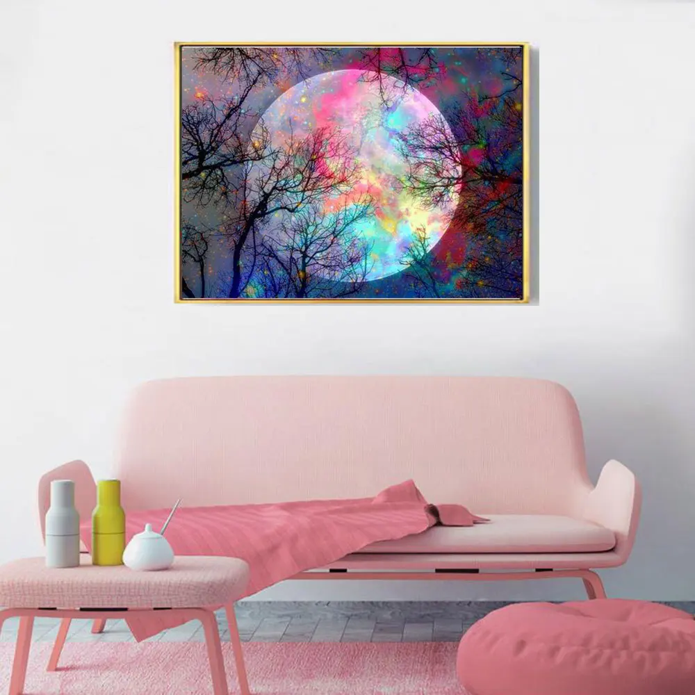 Huacan-Diamond-Painting-Full-Square-Drill-Scenic-Diamond-E-Rhinestones-Home