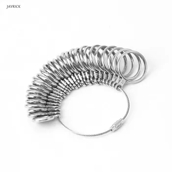 

Easy To Use 0-13 Finger Ring Metal Sizer Gauge Measure Jewelry Size Tools New