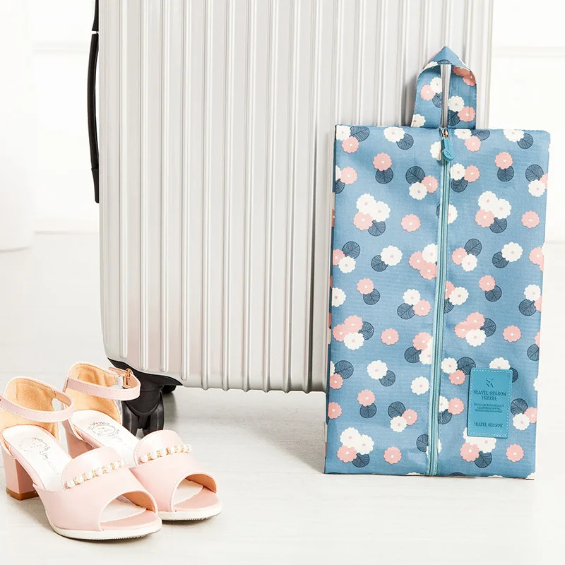 New Waterproof Print Shoe Bag Dust Storage Container Nylon New Waterproof Print Shoe Bag Dust Storage Container Nylon