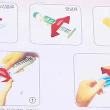 2 шт. сексуальная горячая губ Поцелуй Ванная комната трубка Диспенсер Зубная паста(крем) соковыжималка