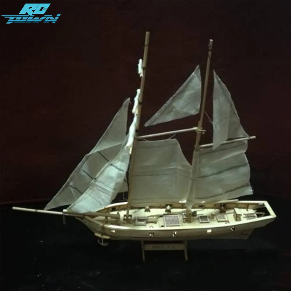 Деревянная деревянная лодка RCtown масштаб 1:100 корабль наборы для дома DIY Модель