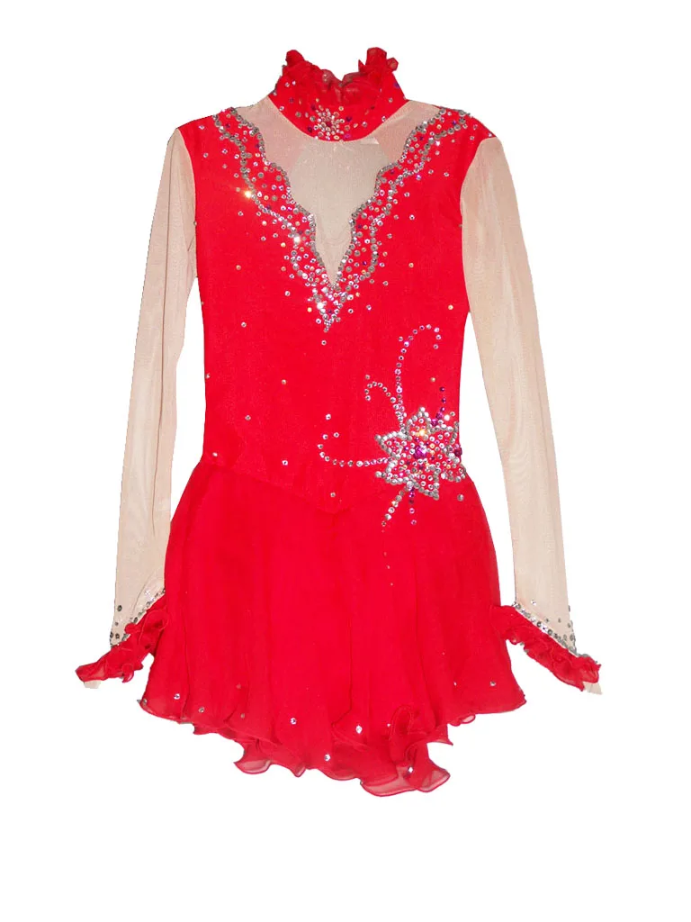 Competition Figure Ice Skating Dresses For Women With Spandex Graceful New Brand Figure Skating