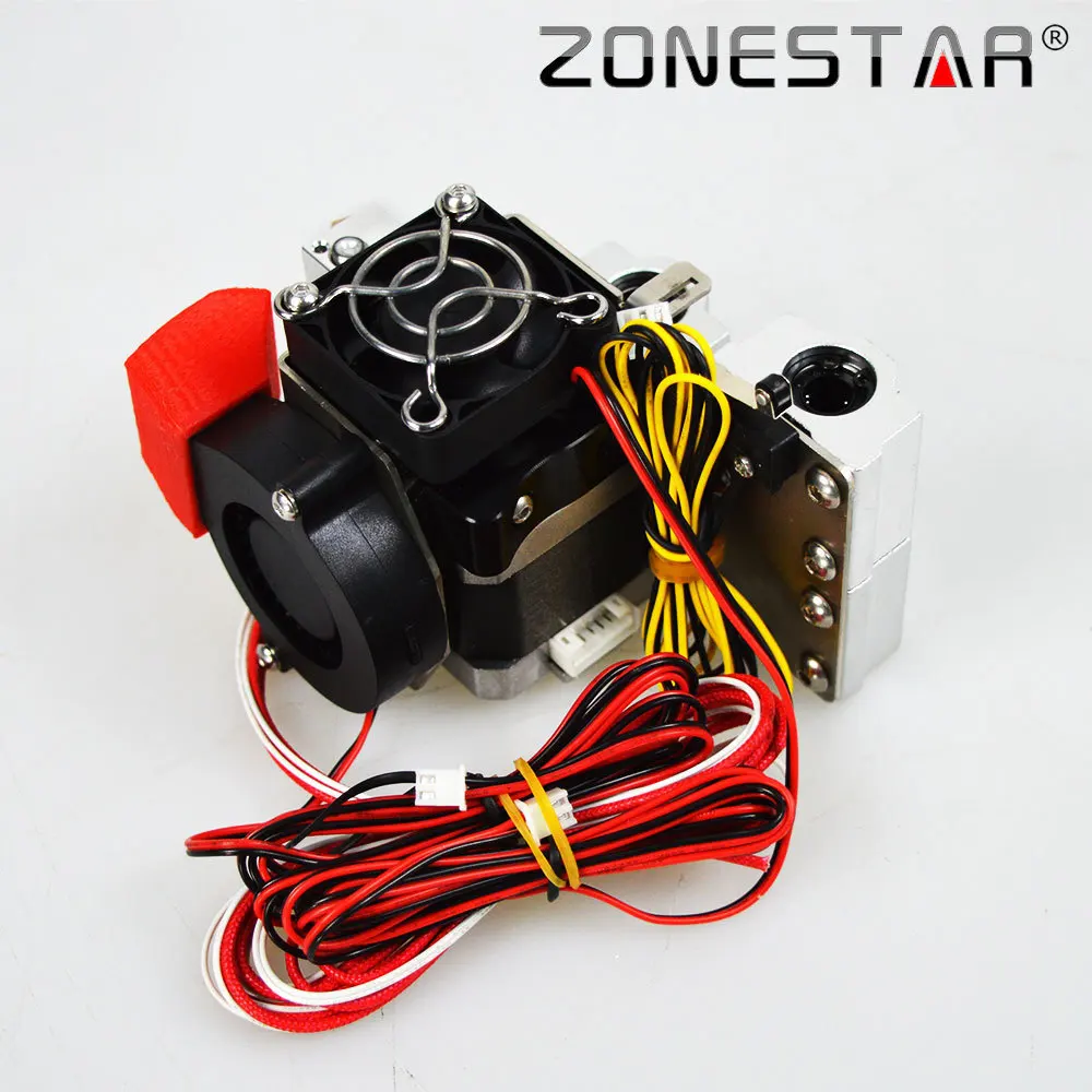 ZONESTAR 3d принтер экструдер MK8 экструдер P802 серийный питатель сопла 0,4 мм диаметр нити 1,75 мм