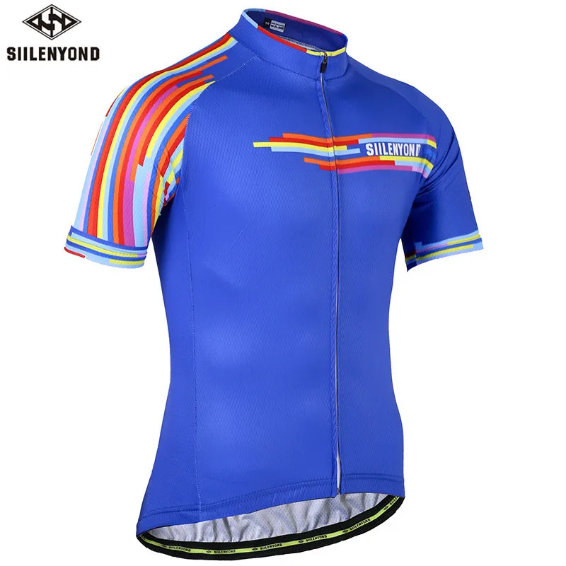 color 7 Siilenyond, дышащая велосипедная майка, мужская, летняя, Mtb, одежда для велоспорта, велосипедная, короткая, Майо, Ciclismo, спортивная одежда, одежда для велоспорта - Цвет: color 7