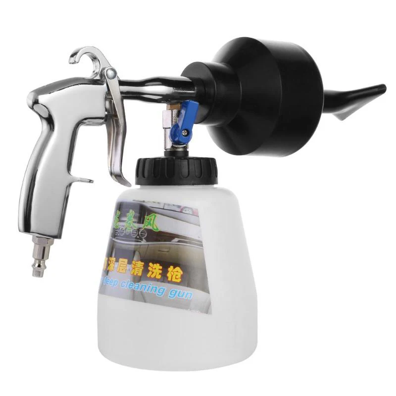 Portable Tornado High Pressure Cleaning Tool Car Interior Care Washer For Interior Water Washing-Gun Us Plug - Цвет: Белый