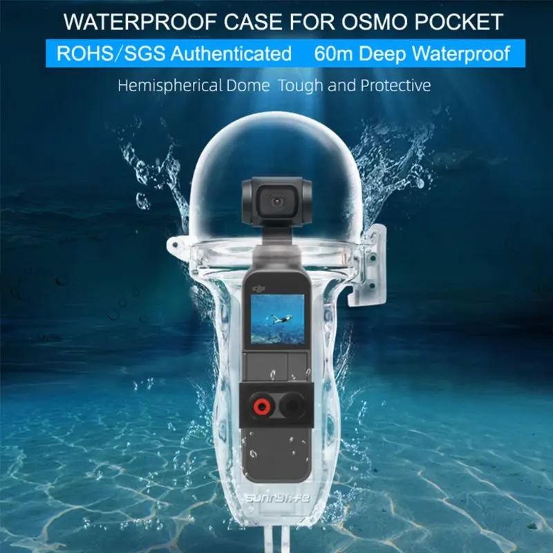 

Durable For Osmo Pocket Dive Case Housing Waterproof Case Protective Diving Case Camera Shell For DJI Osmo Pocket Accessories