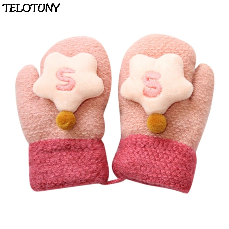 TELOTUNY/ г.; модные милые утепленные строчки для маленьких мальчиков и девочек; теплые зимние ременные наладонники; IU20