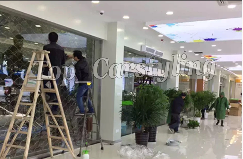 Mil Clear Vinyl Shatterproof Safety Window Film foil stickers  (7)