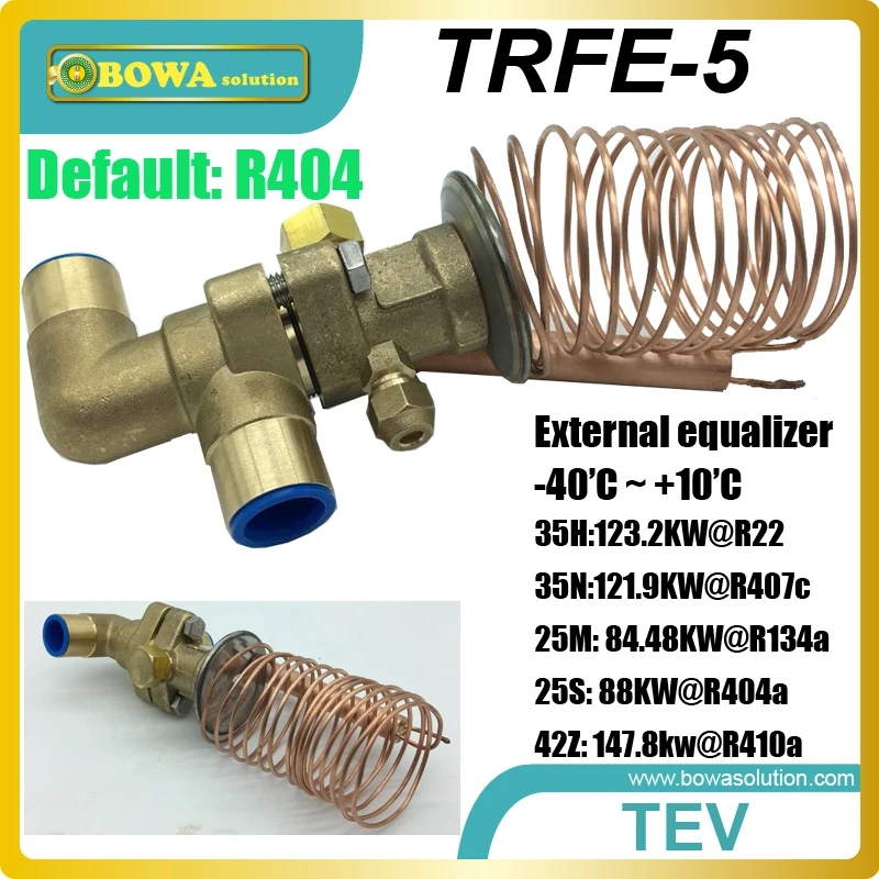35TR mechanical expansion valves working as independent throttle device