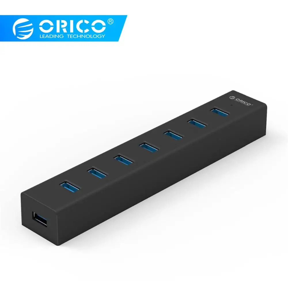 ORICO usb-хаб 7 usb портов ABS USB 3,0 разветвитель с интерфейсом Micro Usb для Macbook Air Ноутбук PC компьютерные концентраторы