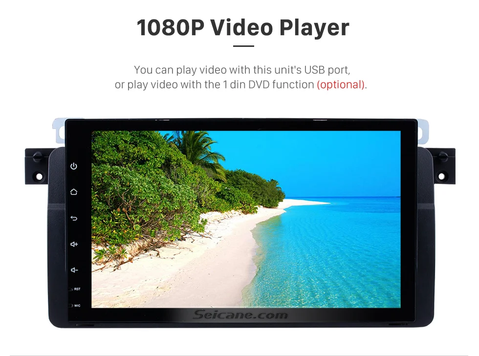 Top Harfey Android 8.0 9"Car multimedia player GPS navigation For BMW 3 Series M3 E46 316i 318i 320i 323i 325i support Bluetooth 17