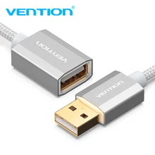 Vention USB кабель-удлинитель для компьютера, мобильного HDD, USB 2,0, кабель для синхронизации данных, шнур, высокая скорость передачи данных