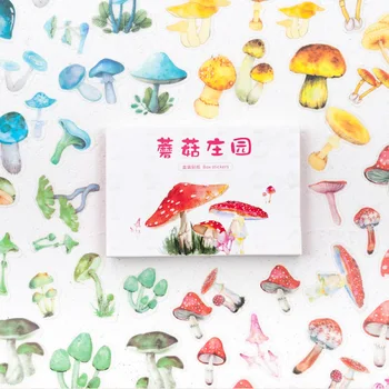 

20 set/lot Kawaii Stationery Stickers Mushroom Manor Series Diary Planner Decorative Stickers Scrapbooking DIY Craft Stickers