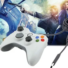 100% New Wired USB Game Controller Joypad for Xbox 360 PC Gamepad With Retail packaging Free Shipping