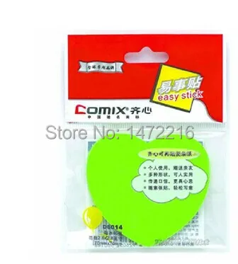 

Memo pads Comix D6014 Notes Easy Stick(alien) 2.8x2.8 Inches(71x71mm) Color Random 40 Sheets Nw:12.6g Free Shipping
