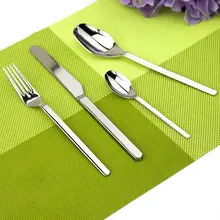 Besteck Edelstahl Geschirr Set 24 Stücke Geschirr Küche Silber Westlichen Klassische Messer Gabel Teelöffel Esstisch